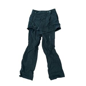 urban outfitters : black UO Alexa Layered Skirt Cargo Pant